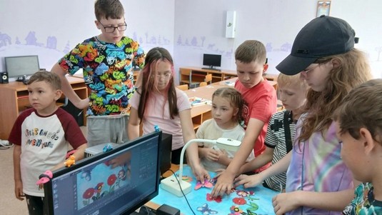 Анимация дети анимируют работы